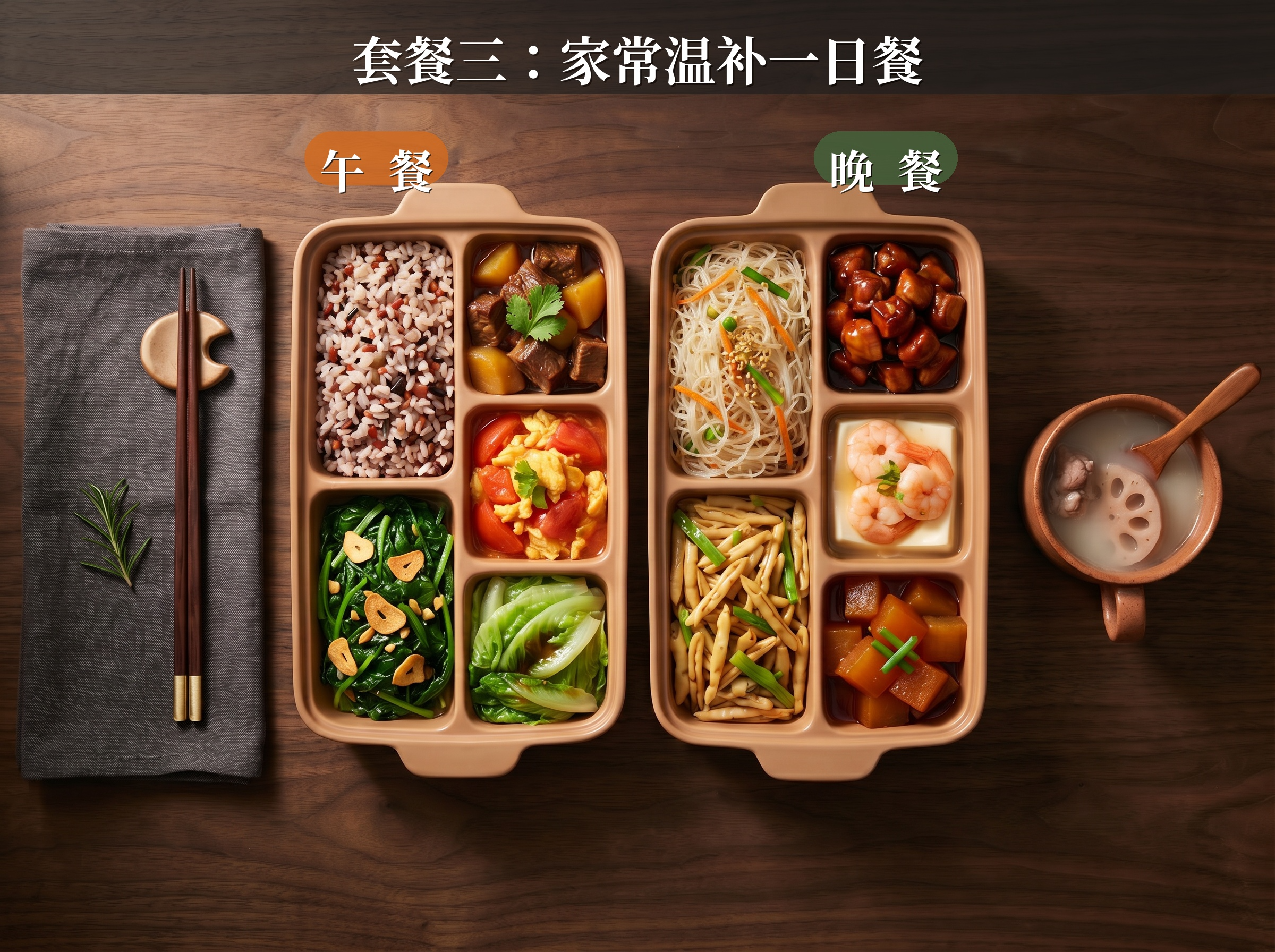 家常温补一日餐