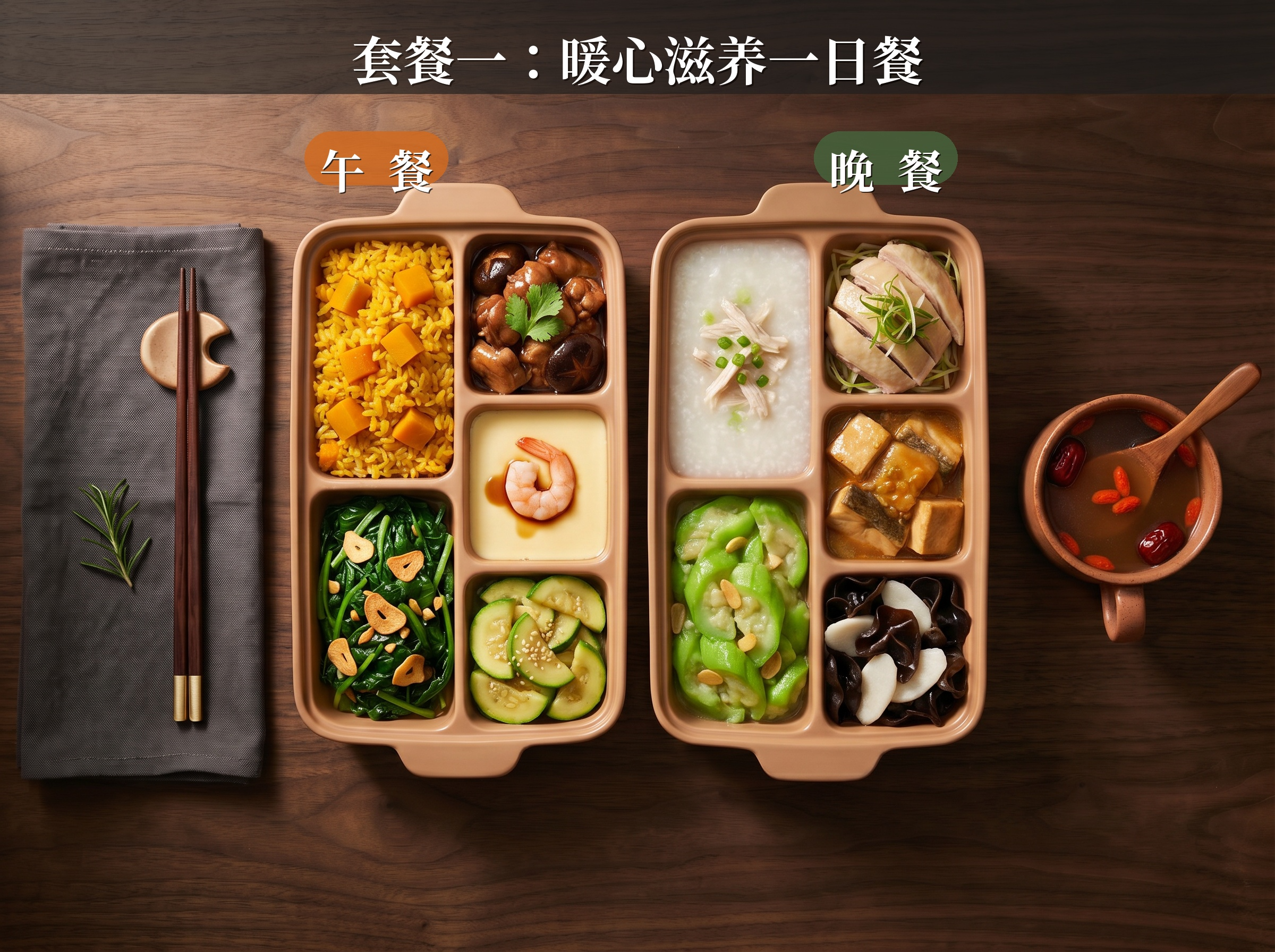 暖心滋养一日餐
