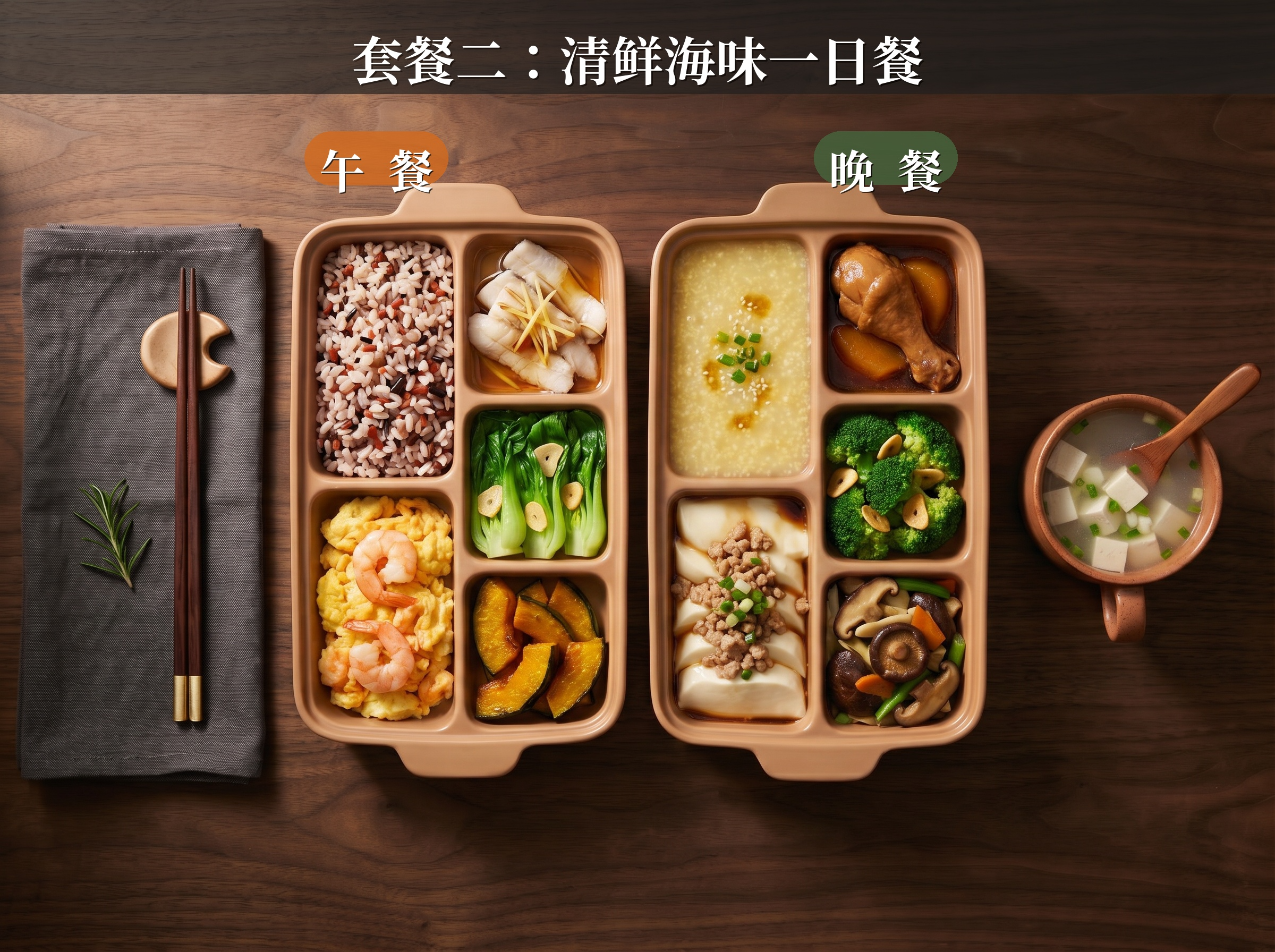 清鲜海味一日餐